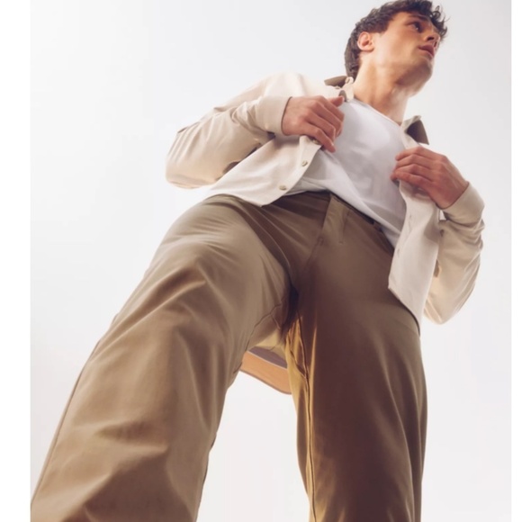 Lululemon athletica Men’s Pants ABC Classic-Fit 5 Pockets Warpstreme Tan Sz 38 - Picture 8 of 16